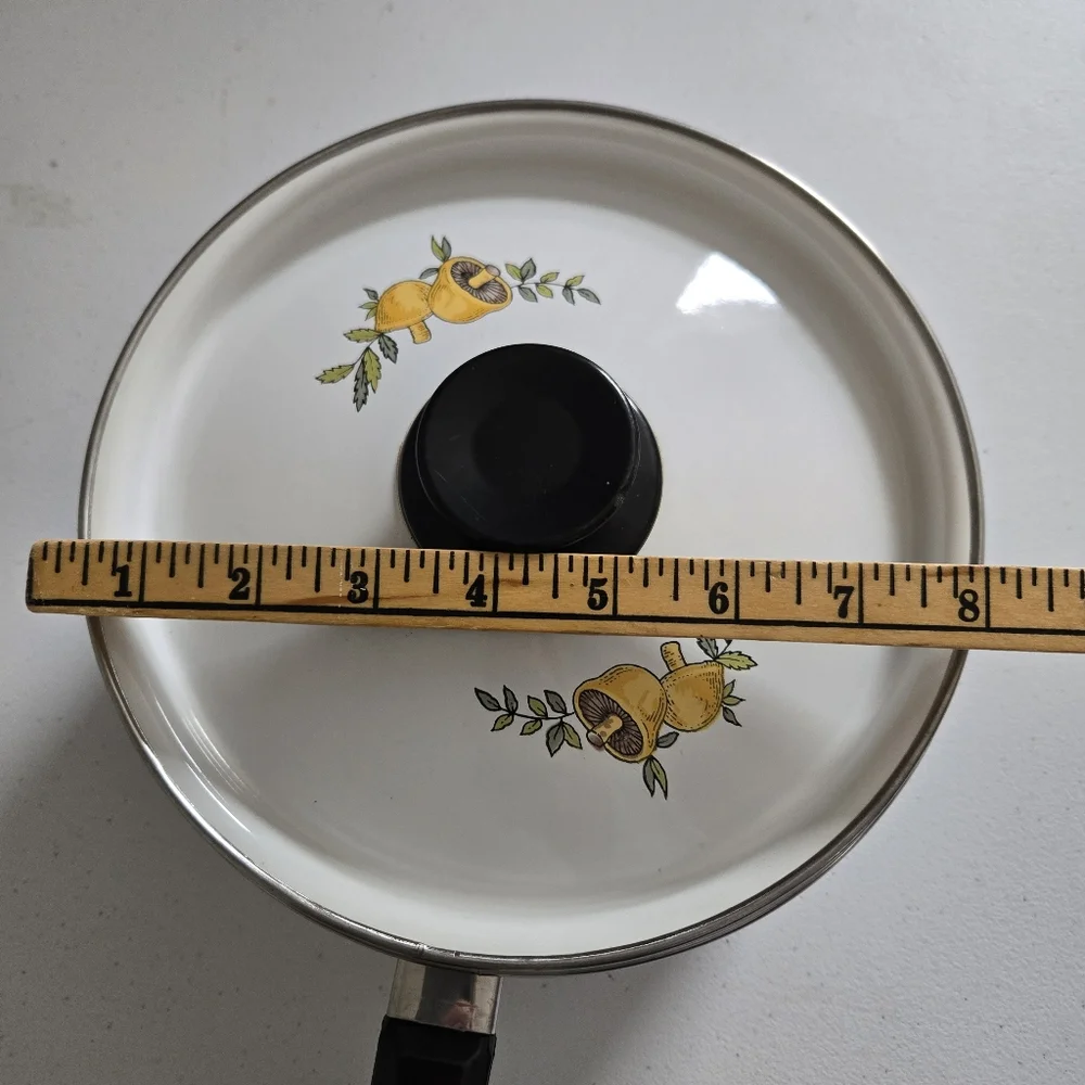 Vintage Gemini International Spice Of Life Mushroom Enamel Pot